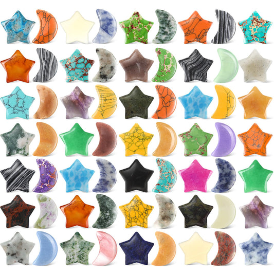 Nuenen star worry stone polished for calming focus and decorative display.