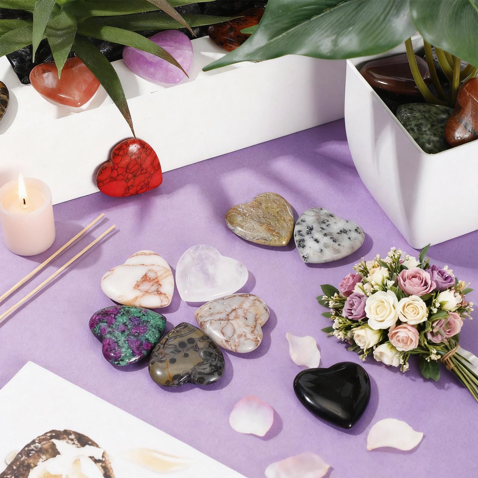 Nuenen gift-ready heart crystal set to surprise loved ones