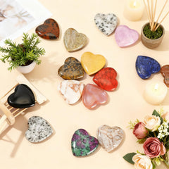 Nuenen rose quartz heart for DIY jewelry and handmade decor projects