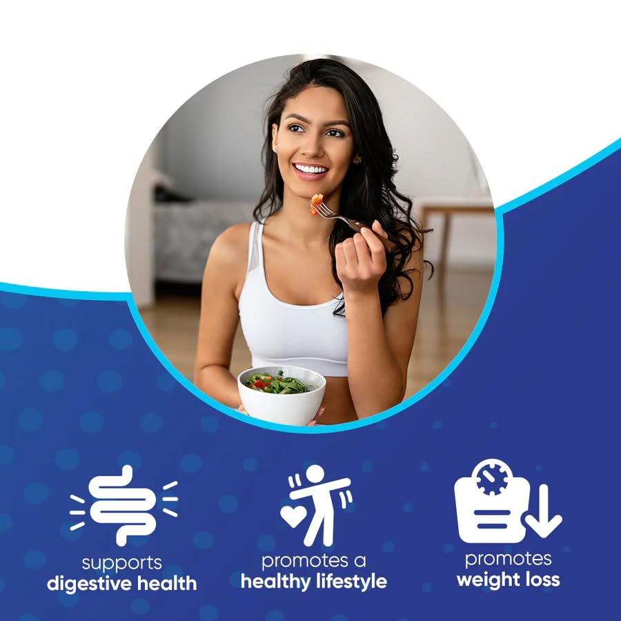 Serving size shown beside breakfast to illustrate daily routine.