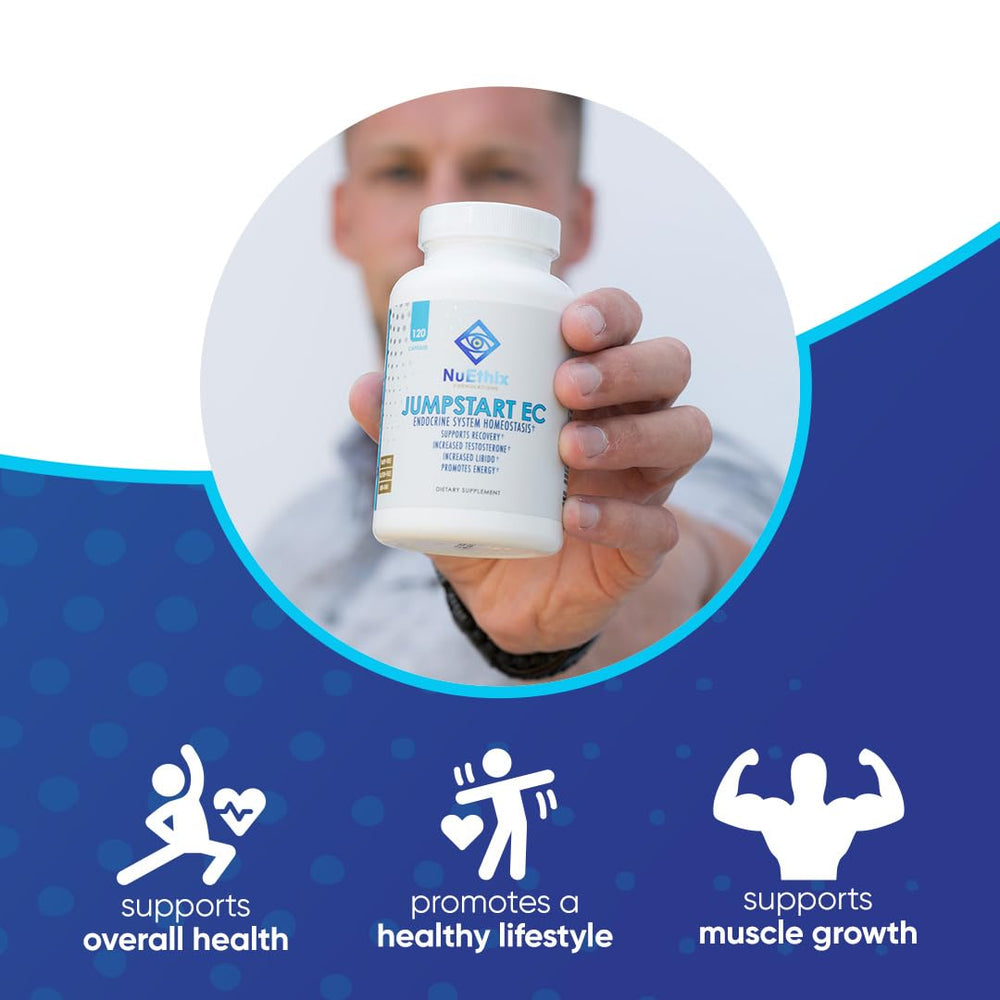 NuEthix Jumpstart EC energy boost shown on bottle design for health