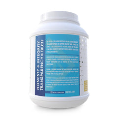 Nu-Youth label close-up highlighting gluten-free, dairy-free, non-GMO formula.