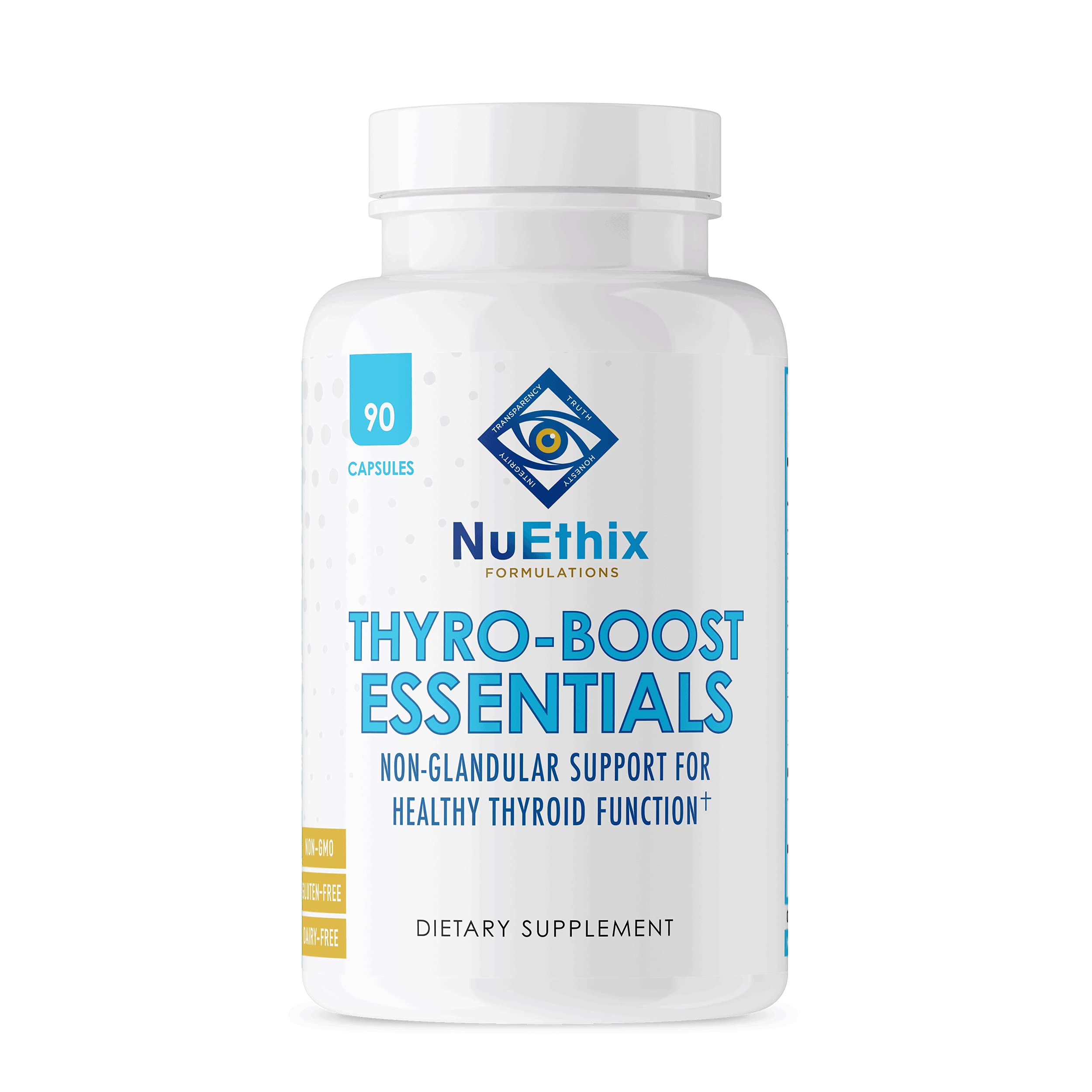 NuEthix Thyro-Boost Essentials bottle front view for daily thyroid support