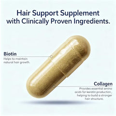 Nufolix scalp circulation close-up implying improved nutrient delivery to follicles.