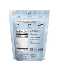 NUFYX Heavenly Protein Powder being poured for easy on-the-go shakes