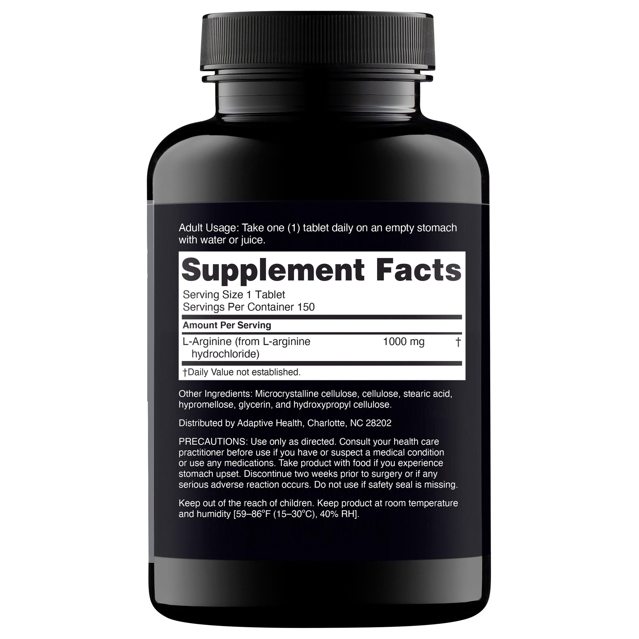 Nugenix Essentials L-Arginine tablets close-up for reliable daily intake.