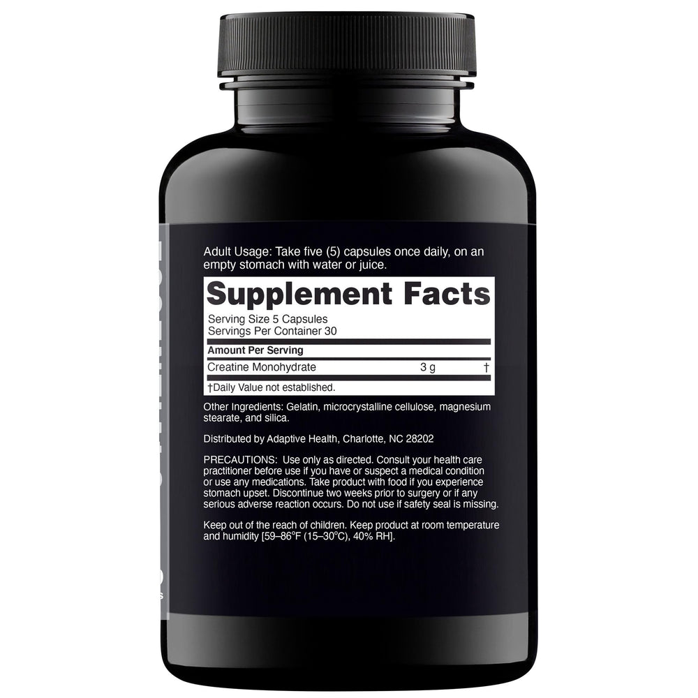 Nugenix Essentials Creatine Monohydrate capsules closeup highlighting premium formula.