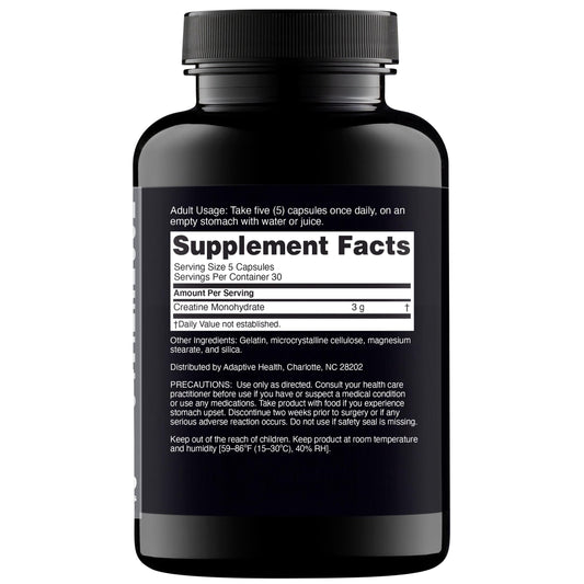 Nugenix Essentials Creatine Monohydrate capsules closeup highlighting premium formula.