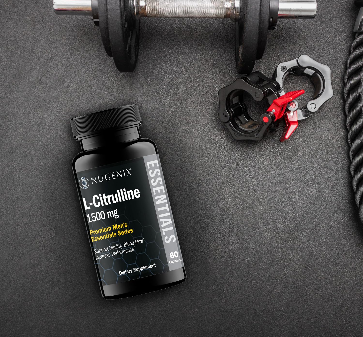 Capsules in blister pack for convenient daily dosing with Nugenix L-Citrulline