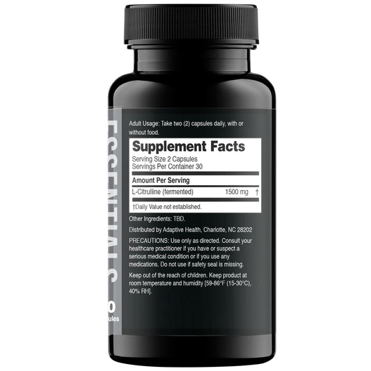 Close-up of Nugenix Essentials L-Citrulline capsules highlighting easy-to-swallow form