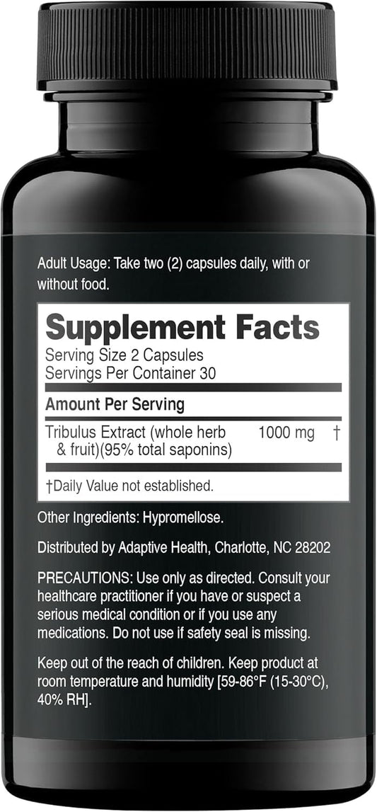 Close-up of Nugenix Tribulus capsules ready for daily use