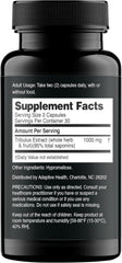 Close-up of Nugenix Tribulus capsules ready for daily use