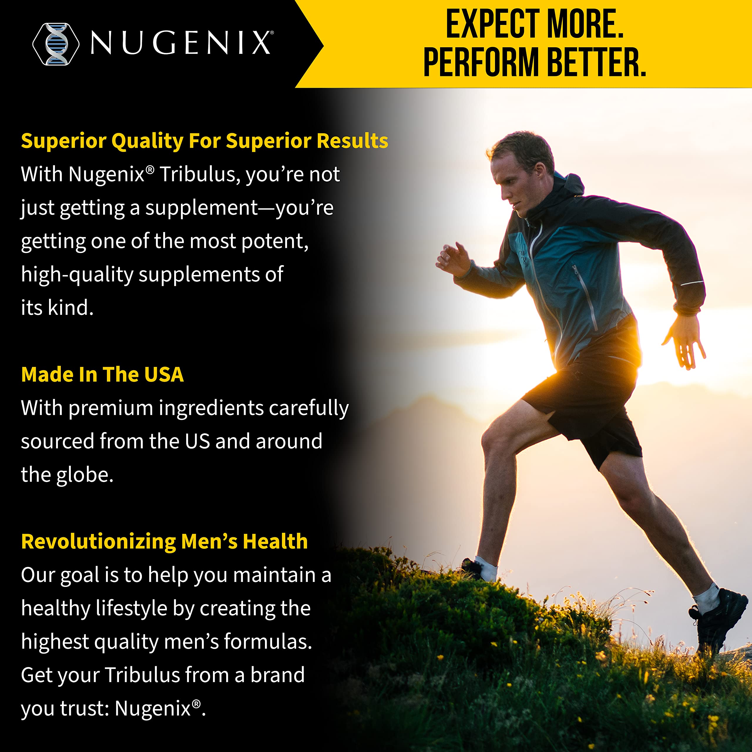 Nugenix Essentials box and bottle on a clean countertop