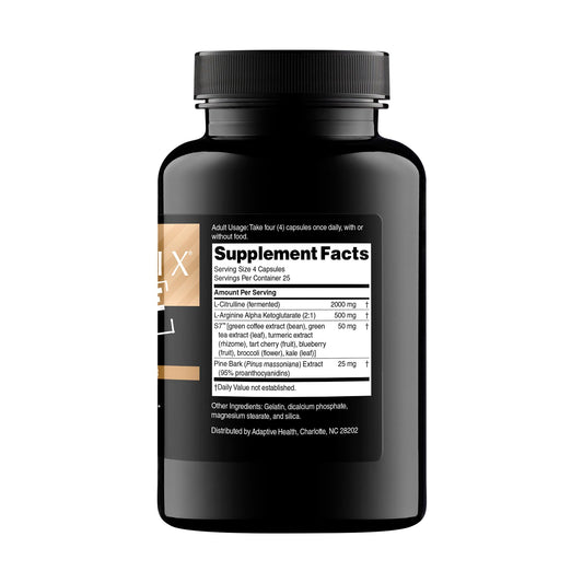 Nugenix Nitric Oxide Booster capsules close-up highlighting science-backed ingredients for workouts.