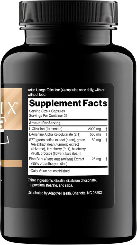 Nugenix Nitric Oxide Booster capsules for on-the-go workouts.
