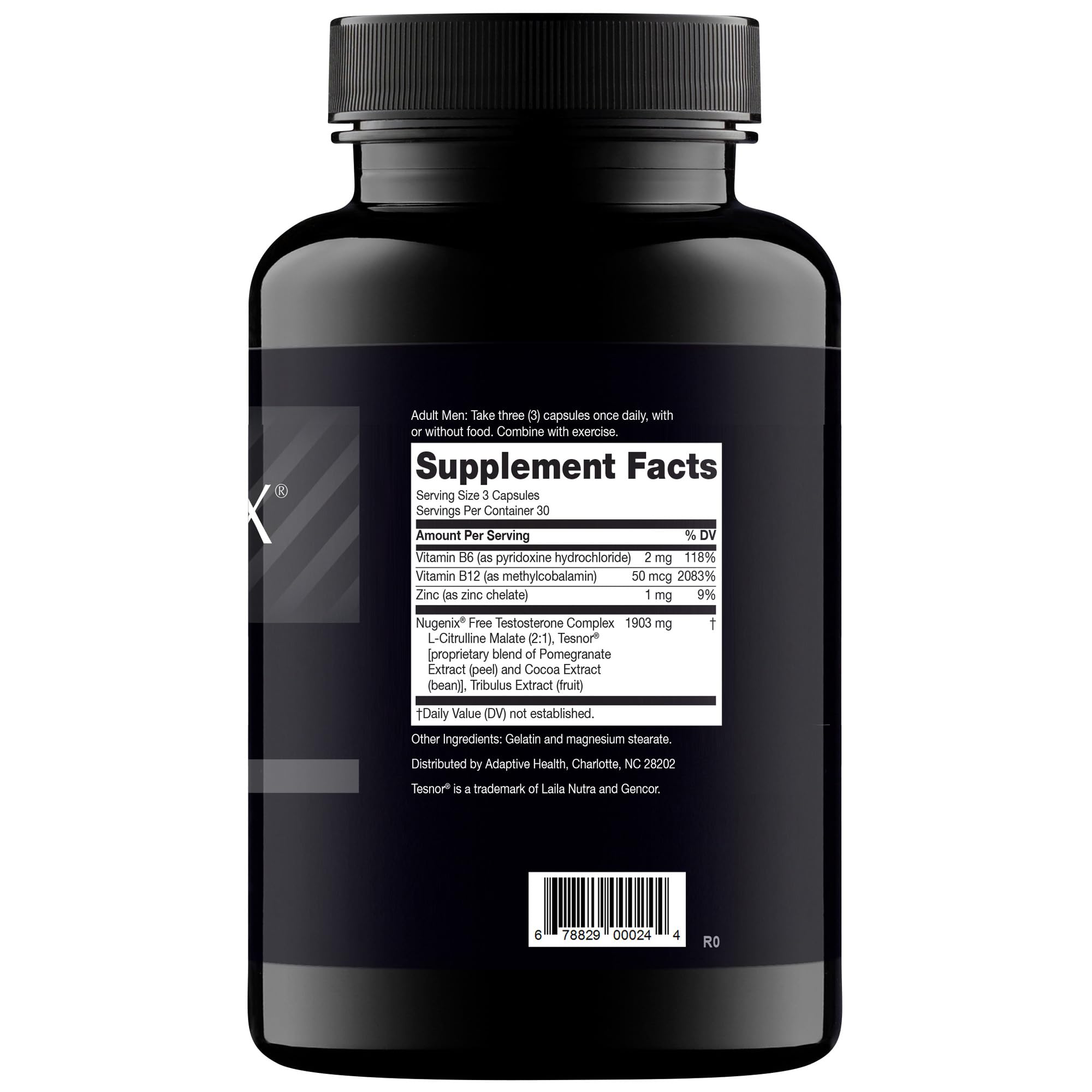 Nugenix T Booster in gym bag signaling convenient, on-the-go energy support.