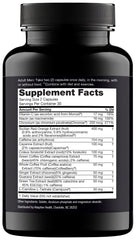 Nugenix Thermo label close-up shows key ingredients Morosil Chromax Capsimax