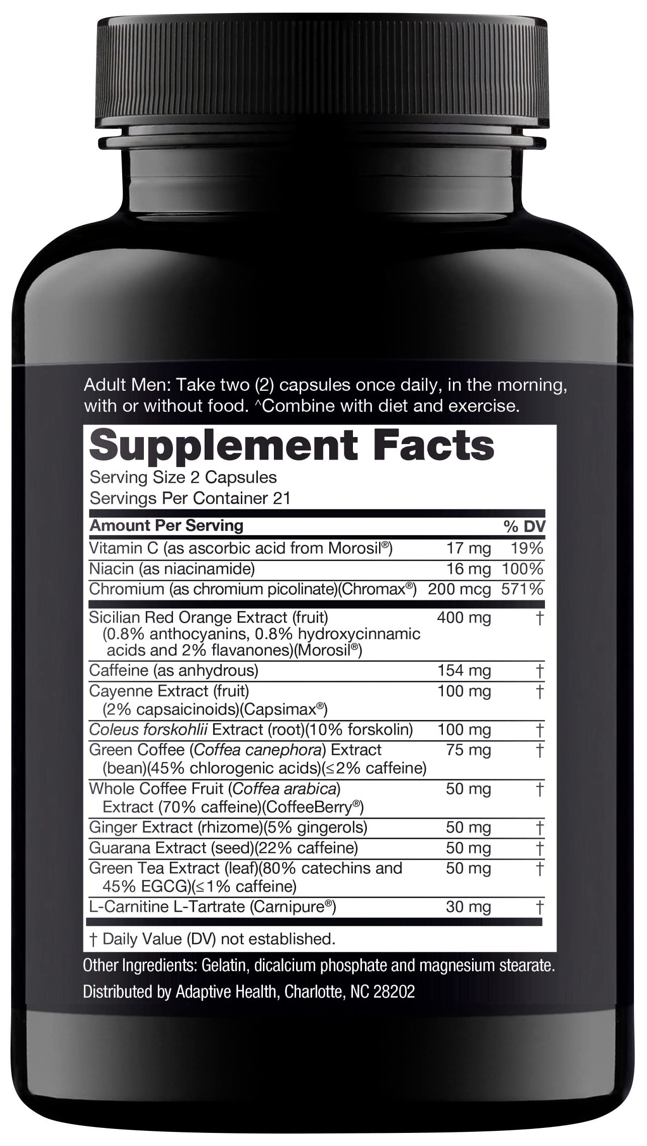 Nugenix Thermo label-closeup highlighting Chromax Morosil Capsimax ingredients.