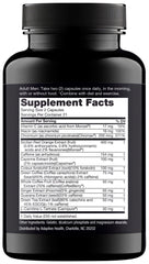 Nugenix Thermo label-closeup highlighting Chromax Morosil Capsimax ingredients.