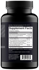 Nugenix Total-T bottle back label, with dosage guidance for consistent use.