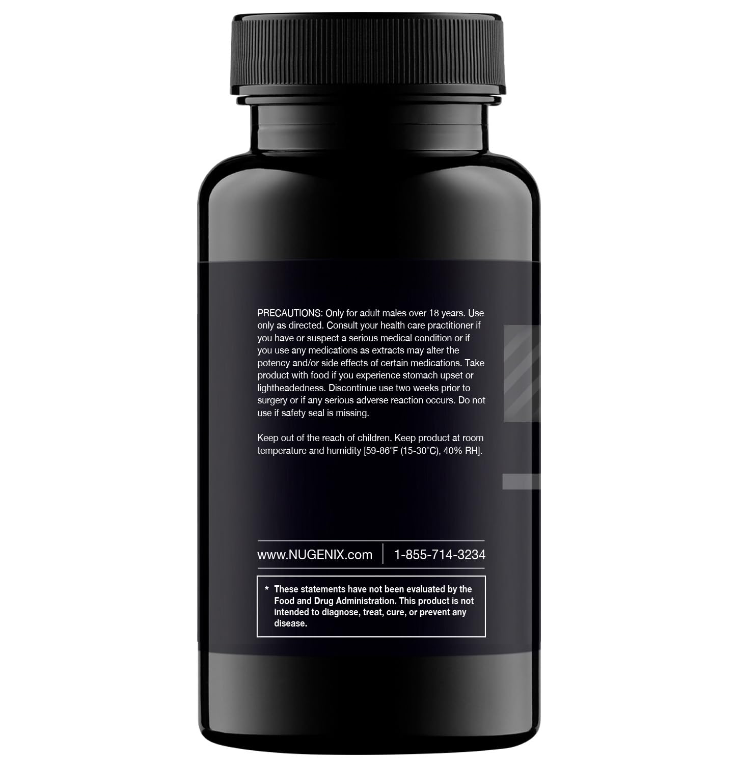 Nugenix Total-T label and ingredients emphasizing Tesnor and elevATP.