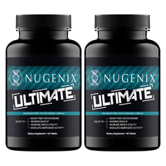 Nugenix Ultimate bottle front view for easy daily supplementation