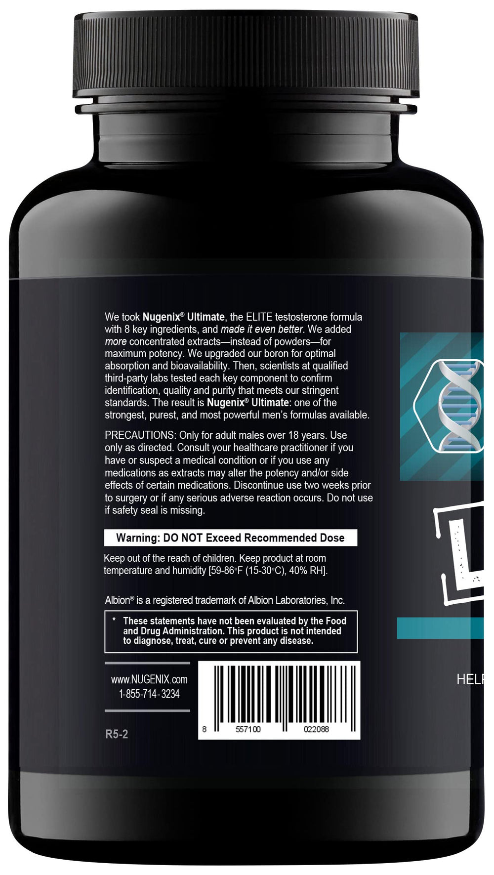 Nugenix Ultimate capsules close-up for workouts
