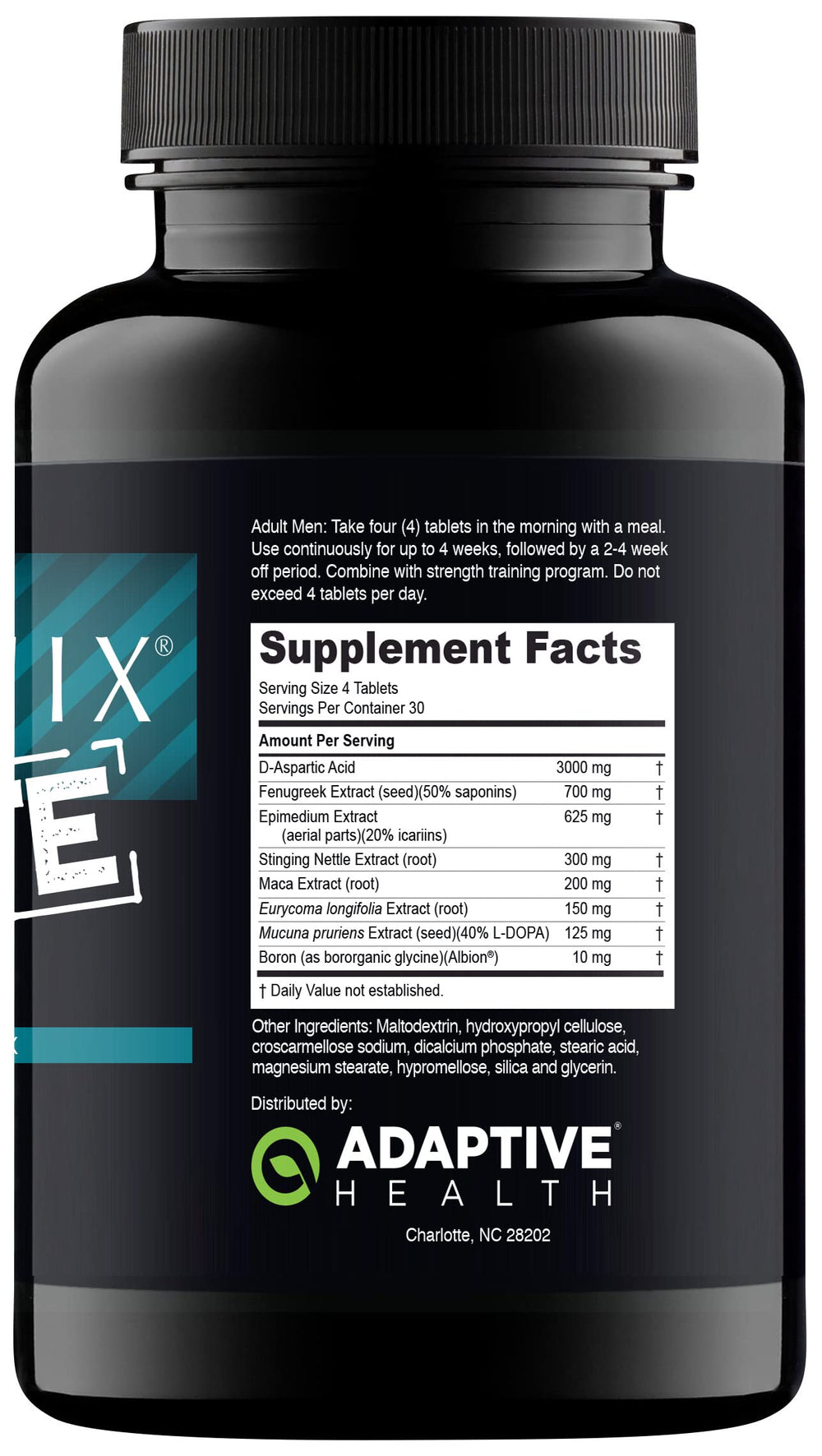 Nugenix Ultimate label detail shows premium ingredient quality