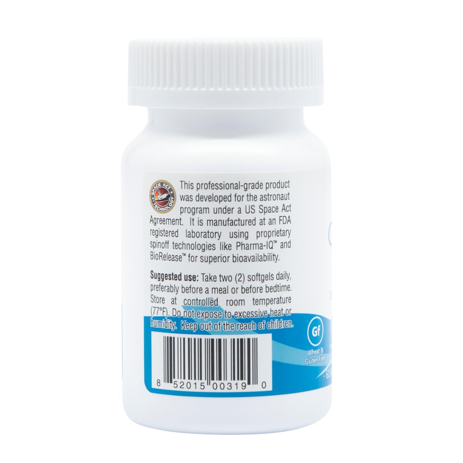 Brain and eye support visuals associated with Nugevity Omega Max