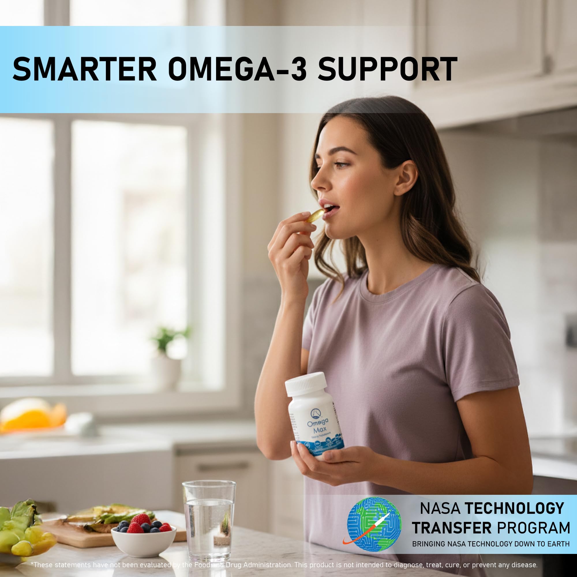 Natural triglyceride form of Nugevity Omega Max capsules
