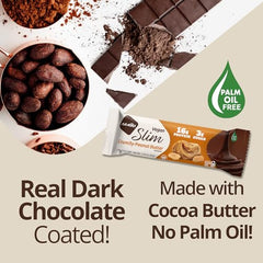 NuGo Crunchy Peanut Butter Bar nutty crunch with a satisfying bite