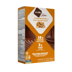 NuGo Crunchy Peanut Butter Bar pack showing 12 bars for on-the-go snacking
