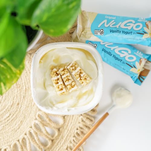 NuGo Original Milk Chocolate coating bar close-up highlighting real chocolate and protein