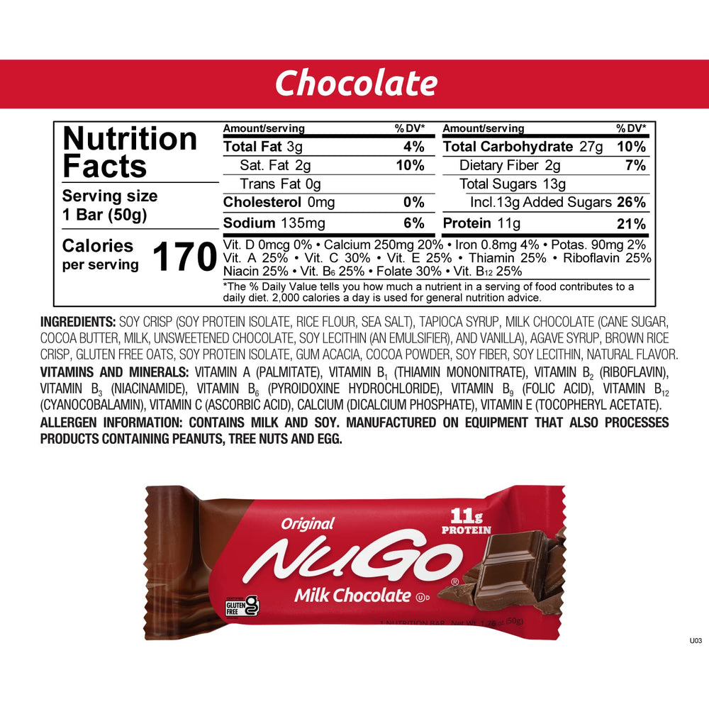 NuGo Original 30-count packaging ready for sharing and stocking up