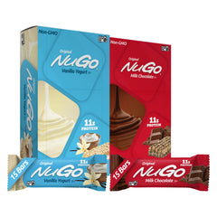 NuGo Original Vanilla Yogurt coating bar with creamy texture for kid-friendly lunches