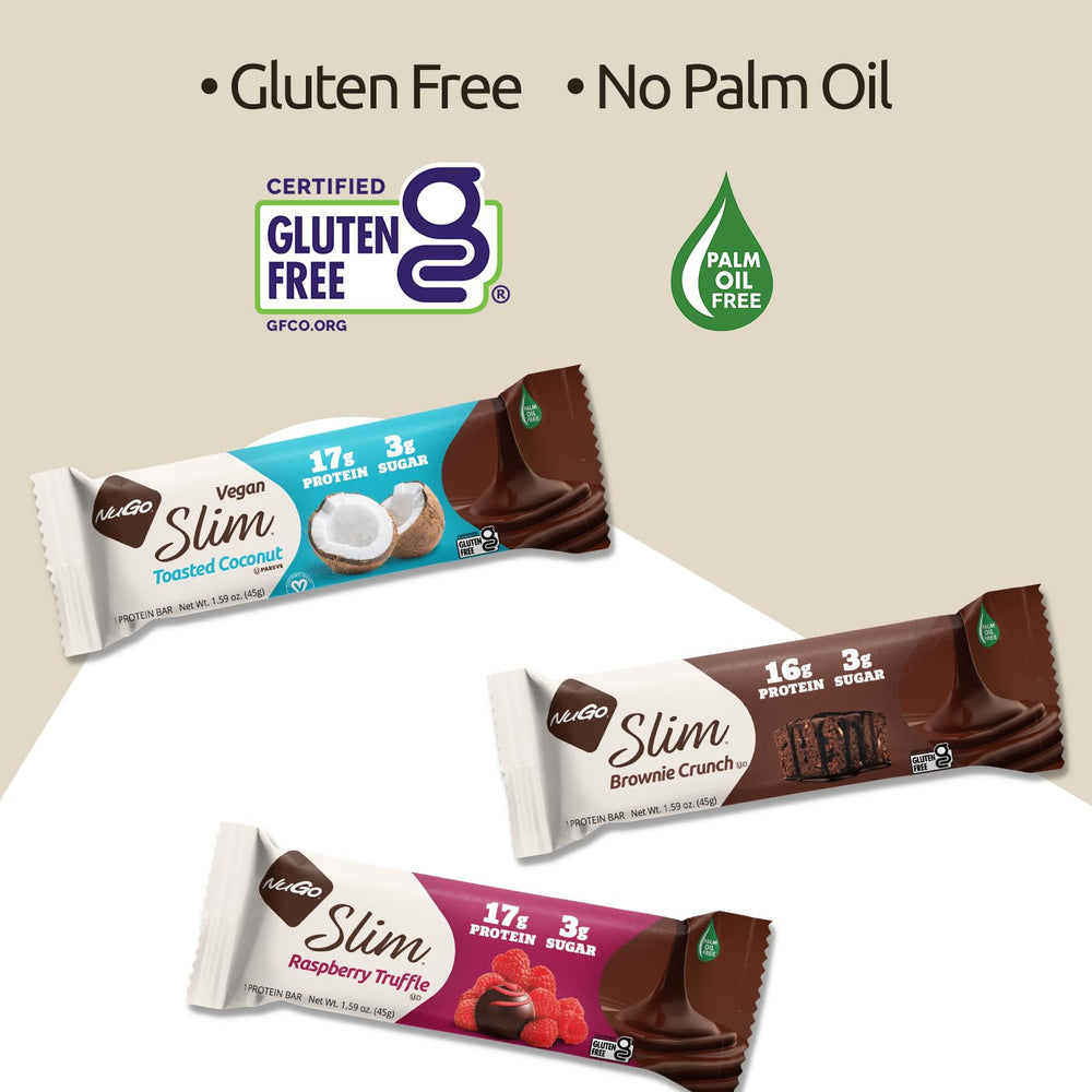 NuGo Slim Bars on Kitchen Counter invite a guilt-free snack.