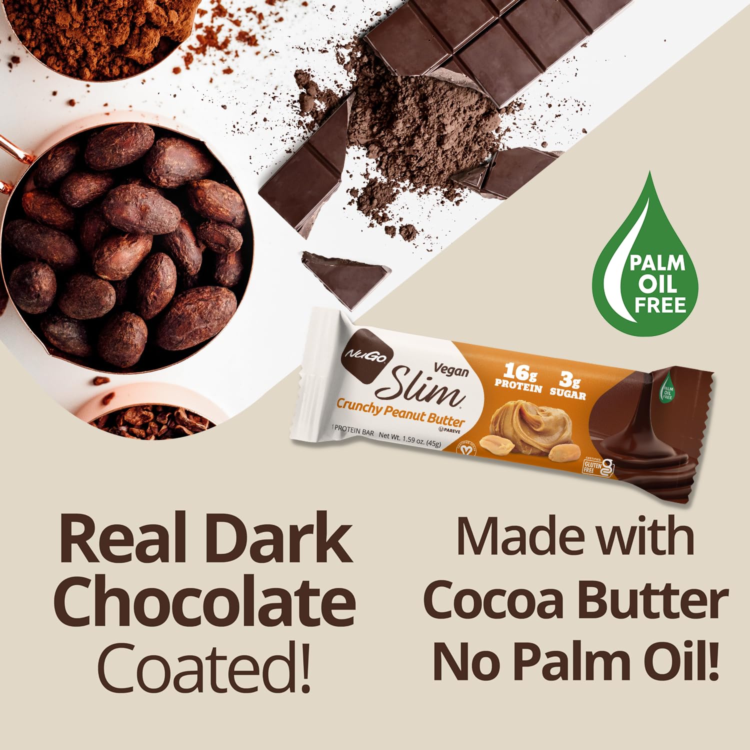 NuGo Slim Chocolate Espresso ingredient spotlight with plant-based protein
