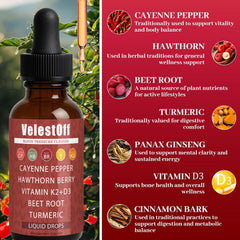 Nukupuns Velestoff Beet Root Powder frame highlights beet root for energy and endurance.