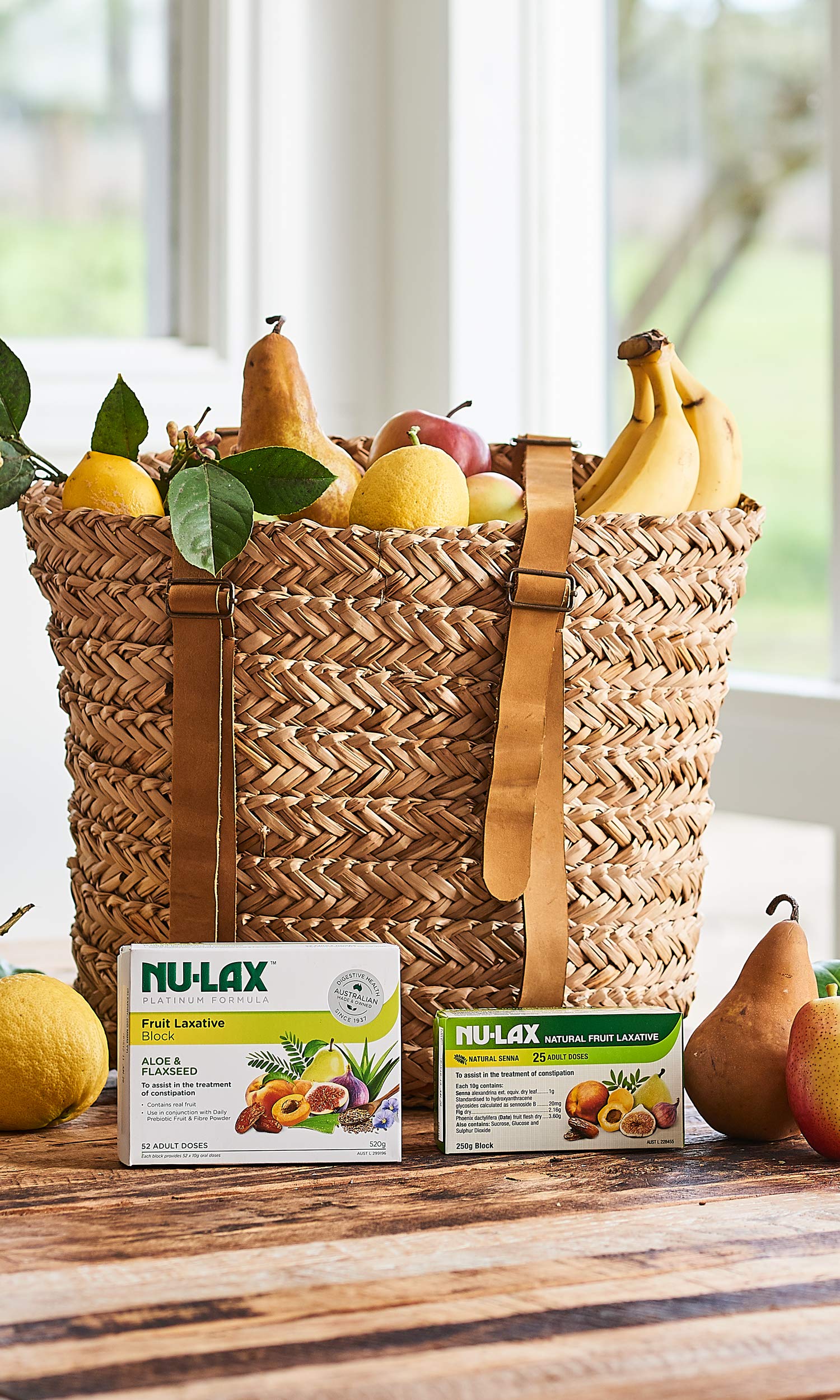 NULAX Fruit Laxative Block offers pleasant-taste due to dried fruits for daily enjoyment.