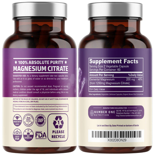 Close-up of Number One Nutrition capsules showing easy-to-swallow form