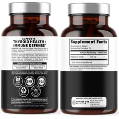 Close-up of 130 mg tablets from Number One Nutrition, easy to swallow.