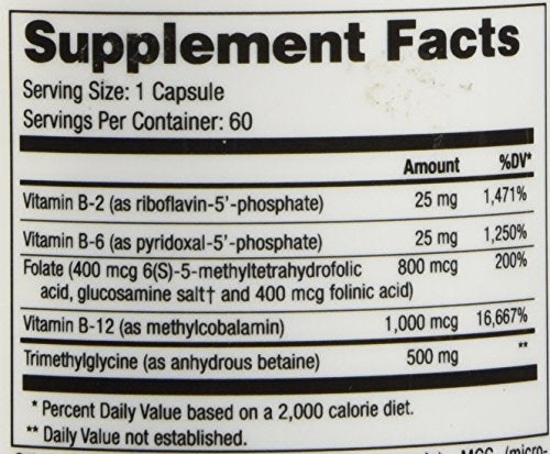 NuMedica Methyl-Plex B box packaging showing compact daily capsules