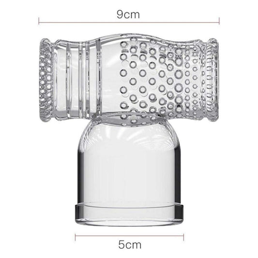 Soft-touch surface of Nunadano wand attachments for smooth relief