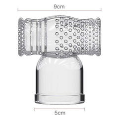 Soft-touch surface of Nunadano wand attachments for smooth relief
