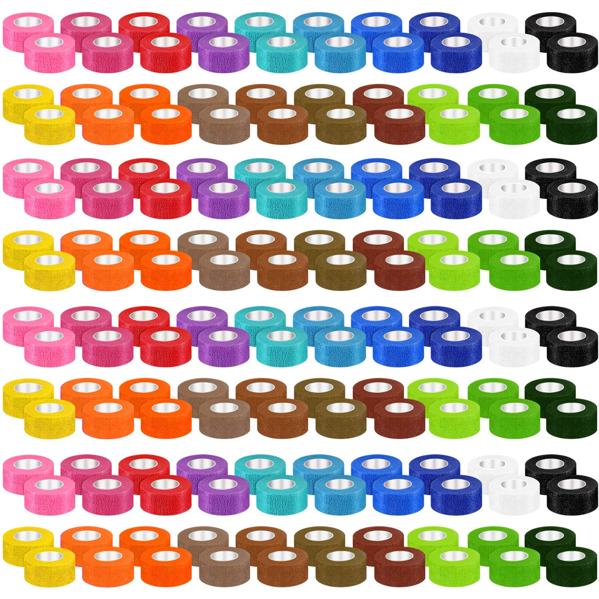 Nuogo color-variety self-adherent bandage wrap for everyday use.