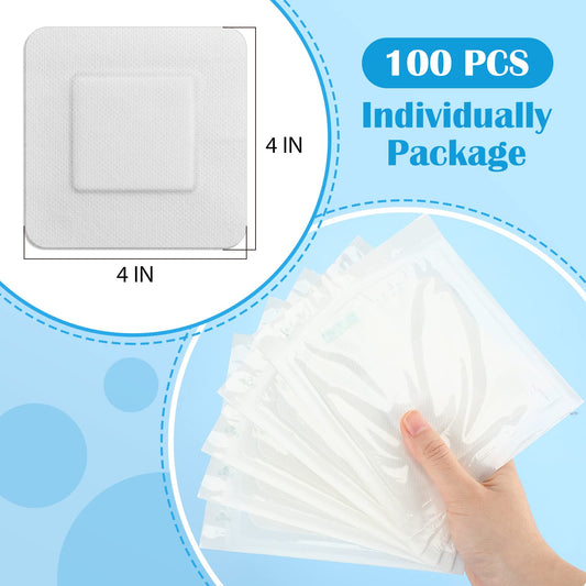 Nuogo island dressing adhesive border close-up highlights breathable nonwoven fabric.