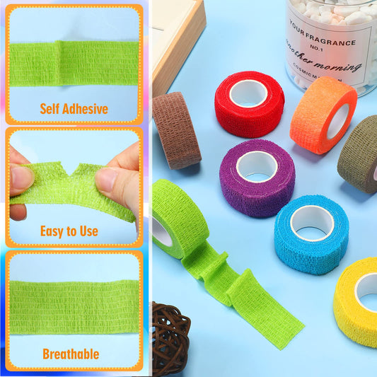 Nuogo wrist and ankle bandage close-up demonstrates secure adhesion.