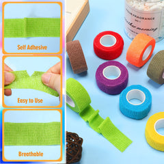 Nuogo wrist and ankle bandage close-up demonstrates secure adhesion.
