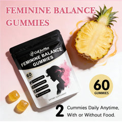 Nuora Balance two gummies daily serving demonstrates a simple self-care habit.