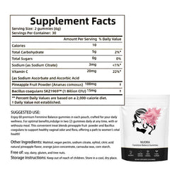 Nuora Feminine Balance Gummies bottle ready for daily use on the go.